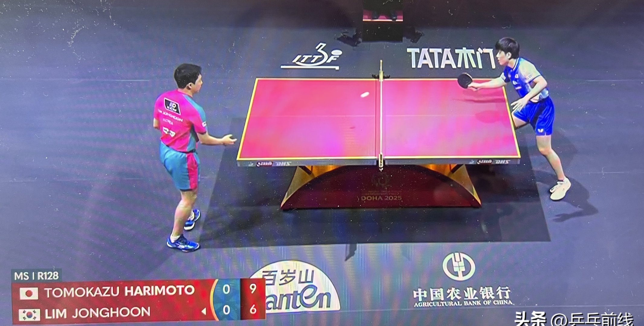 包含英国乒乓球队碾压韩国乒乓球队，张本智和关键制胜的词条